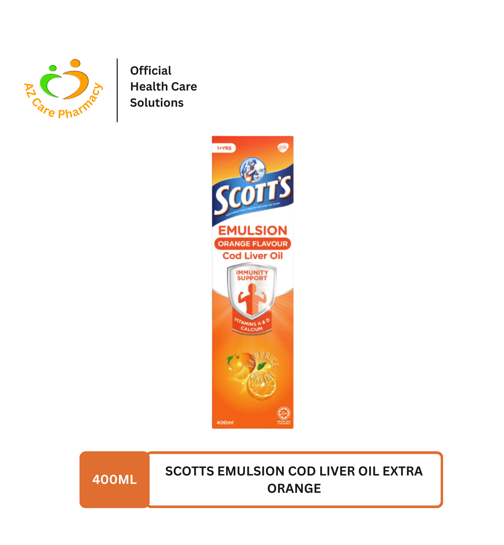 Scotts Emulsion Cod Liver Oil Extra Orange - Image 4