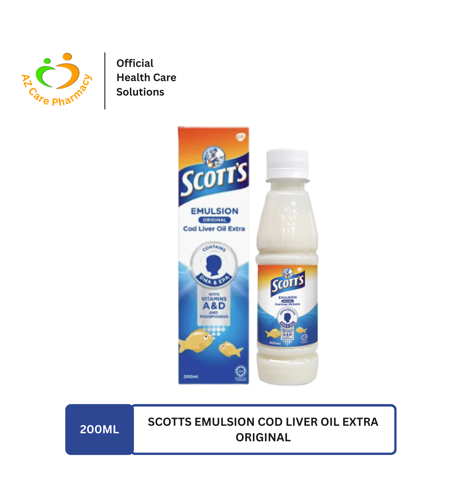 Scotts Emulsion Cod Liver Oil Extra Original