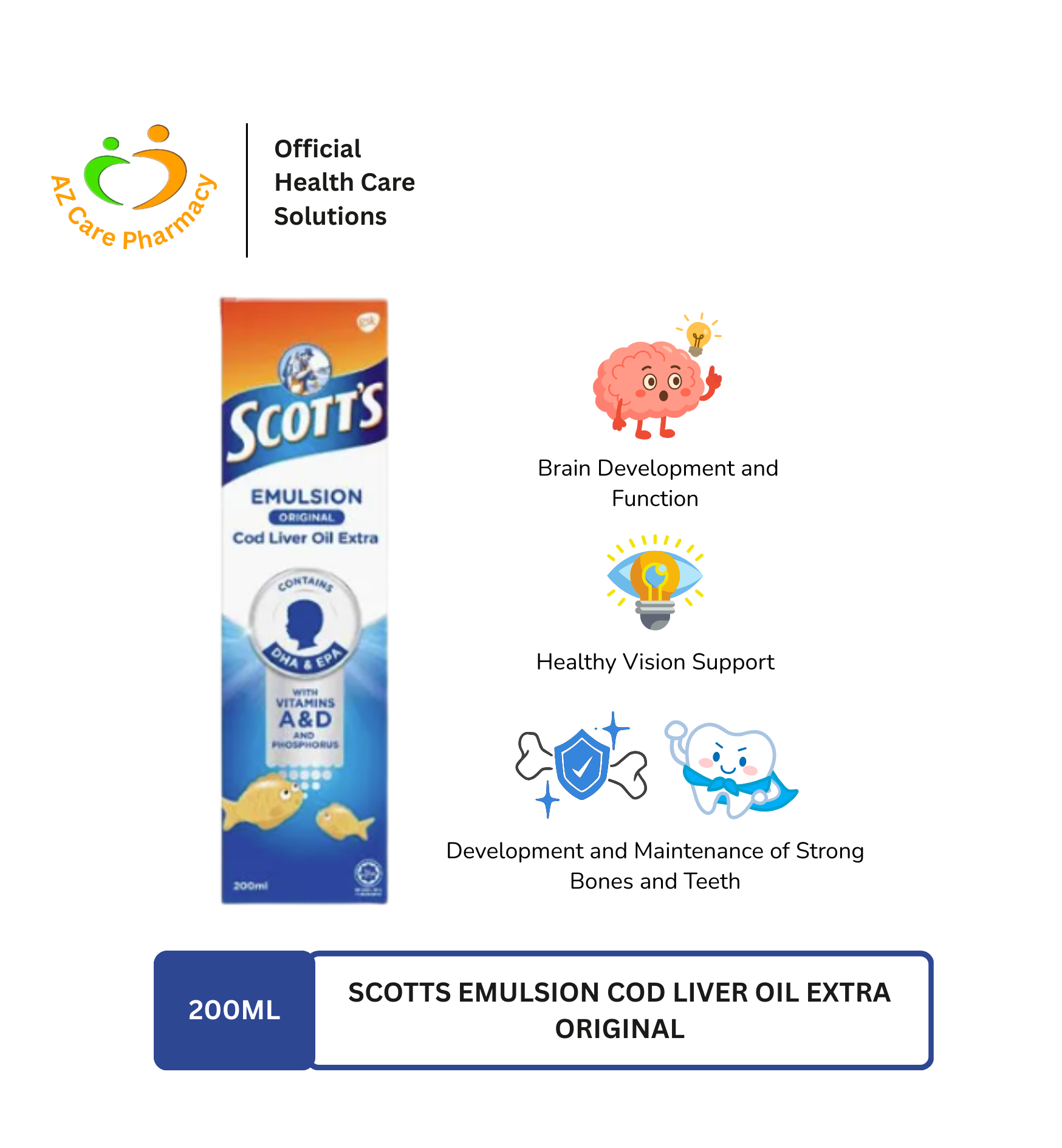 Scotts Emulsion Cod Liver Oil Extra Original - Image 2