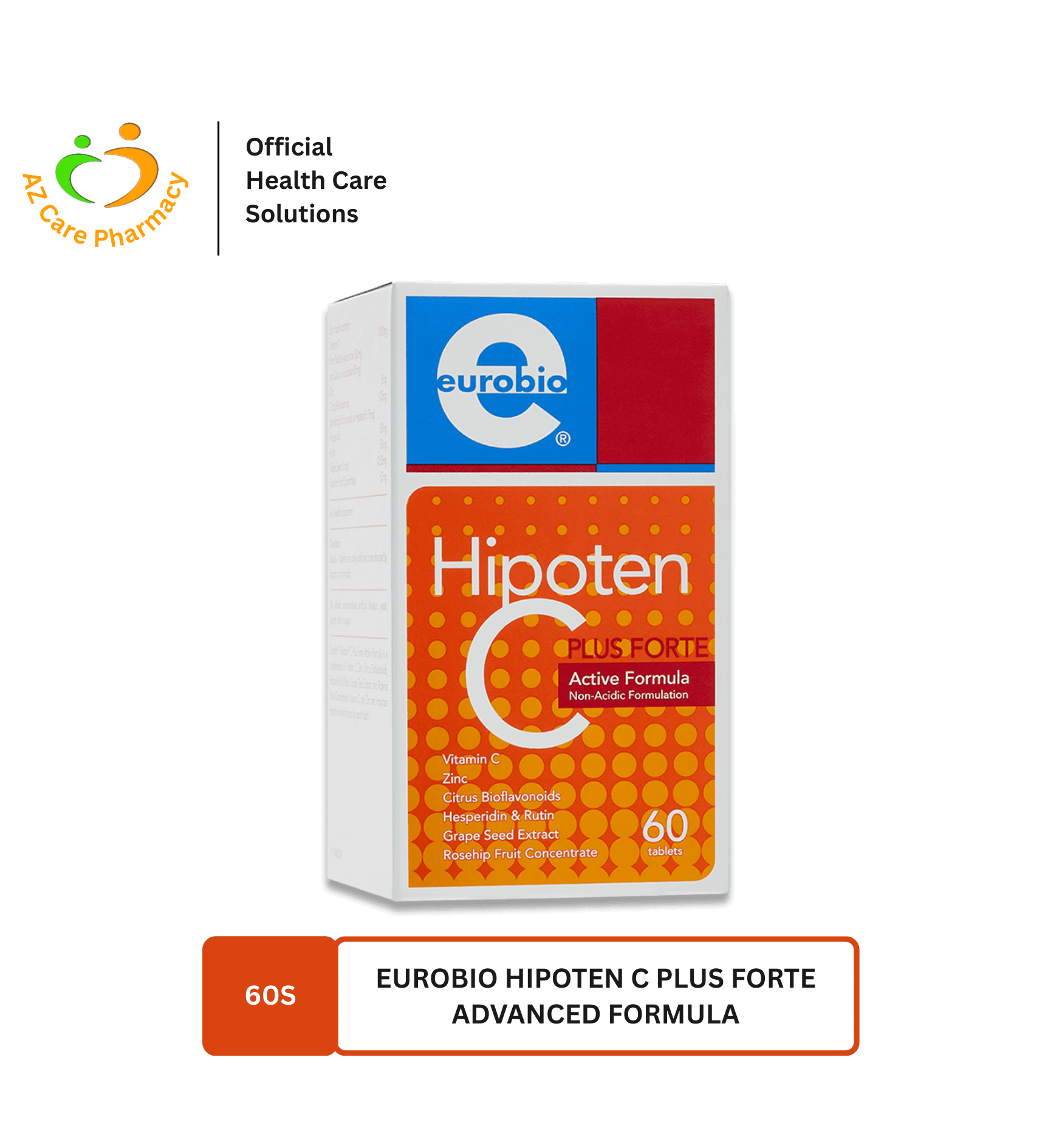 Eurobio Hipoten C Plus Forte Active Formula 60S - Image 3