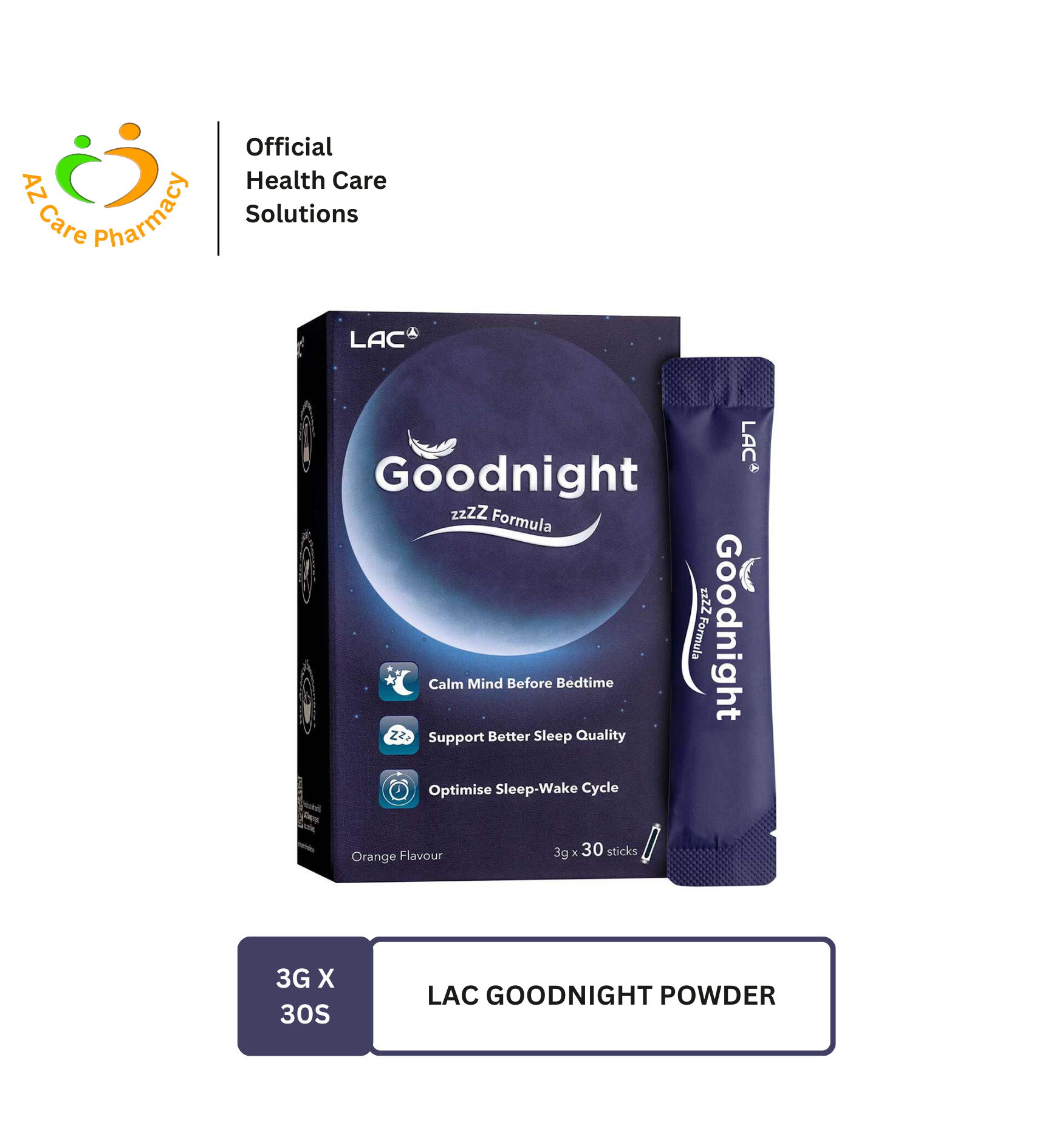 LAC Goodnight Powder Orange 3gX30s