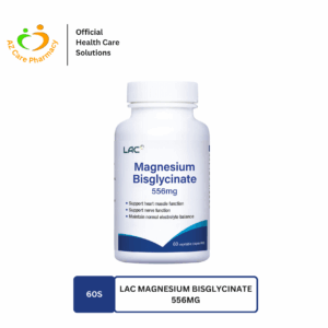 LAC Magnesium Bisglycinate 556mg Cap 60s