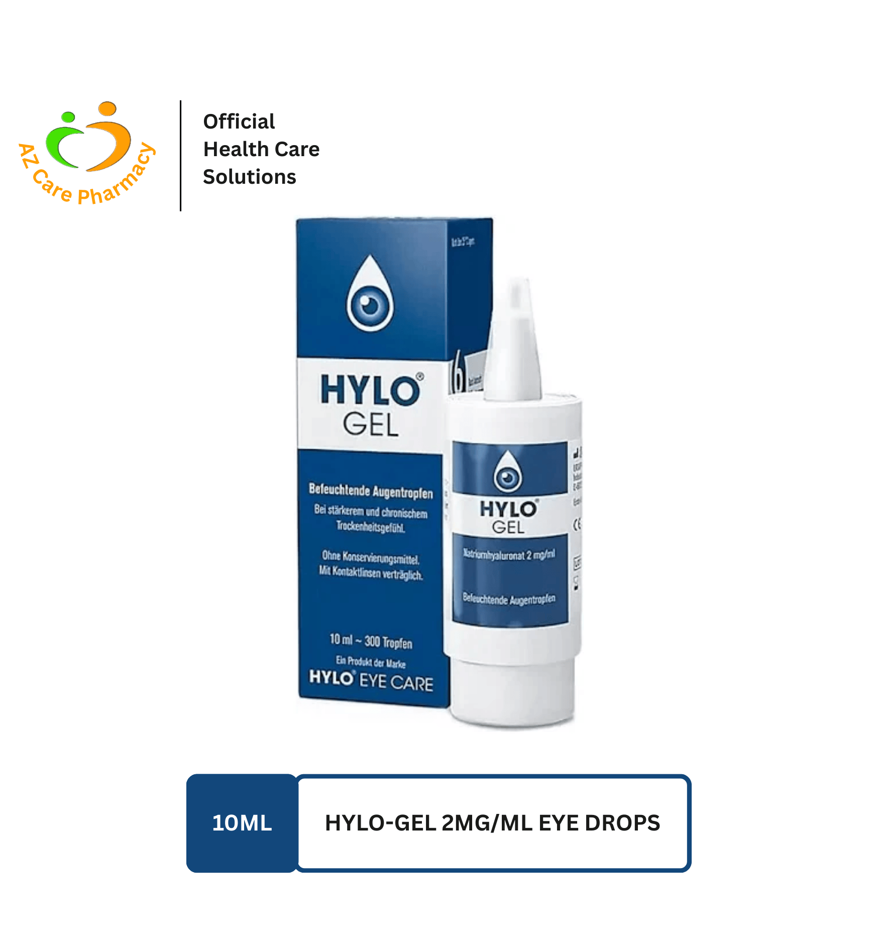 Hylo-Gel 2mg/ml Eye Drops 10ml
