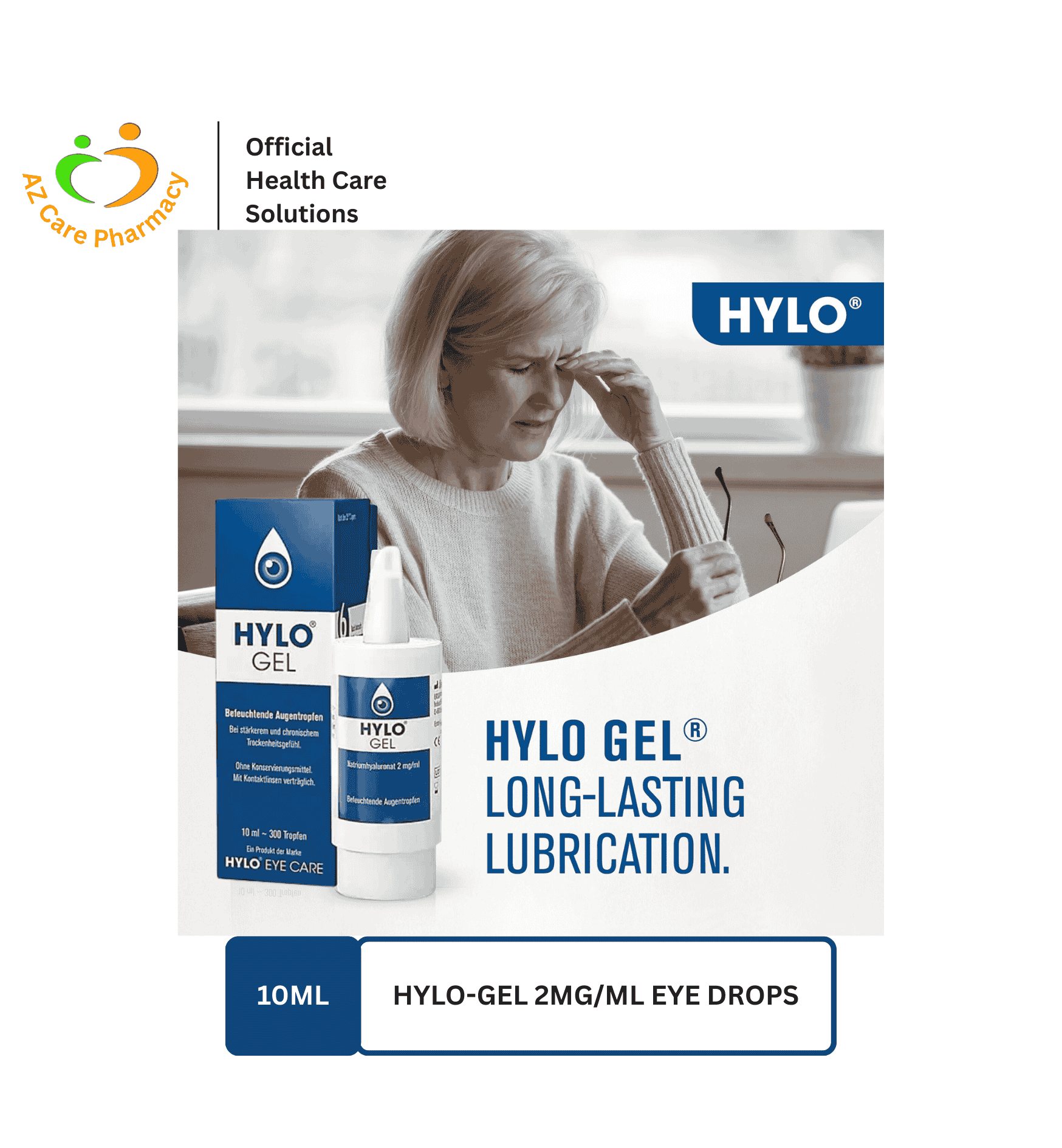 Hylo-Gel 2mg/ml Eye Drops 10ml - Image 2