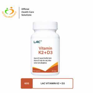 LAC Vitamin K2 + D3 Softgel 60s