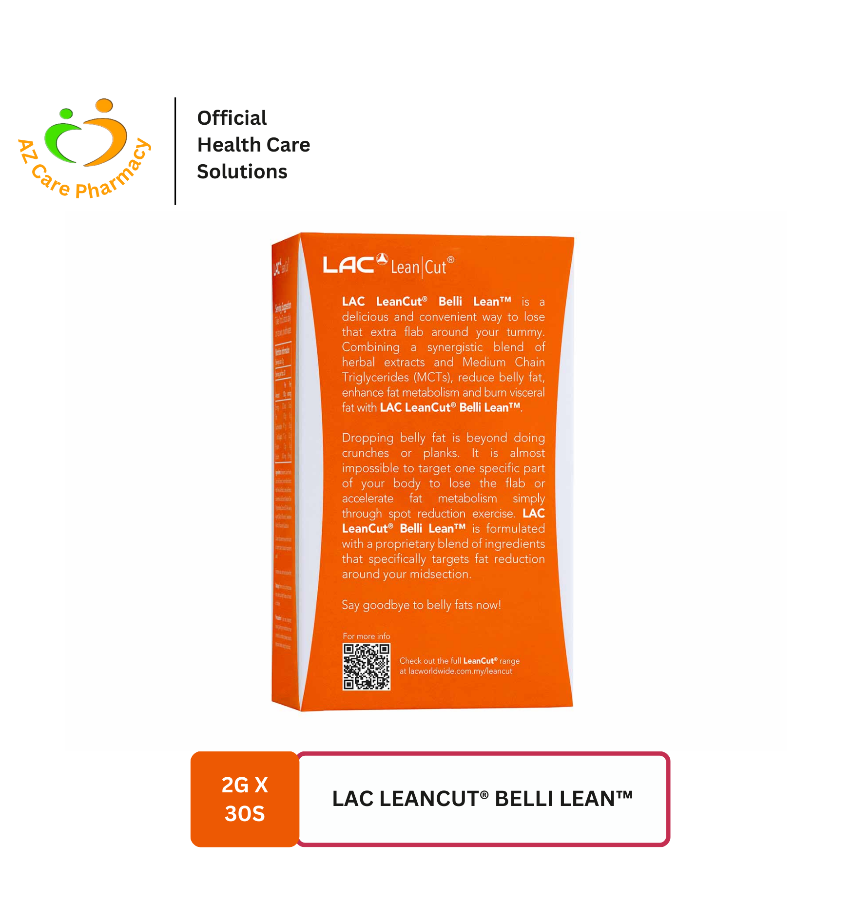 LAC Leancut Belli Lean 2g x 30s - Image 6