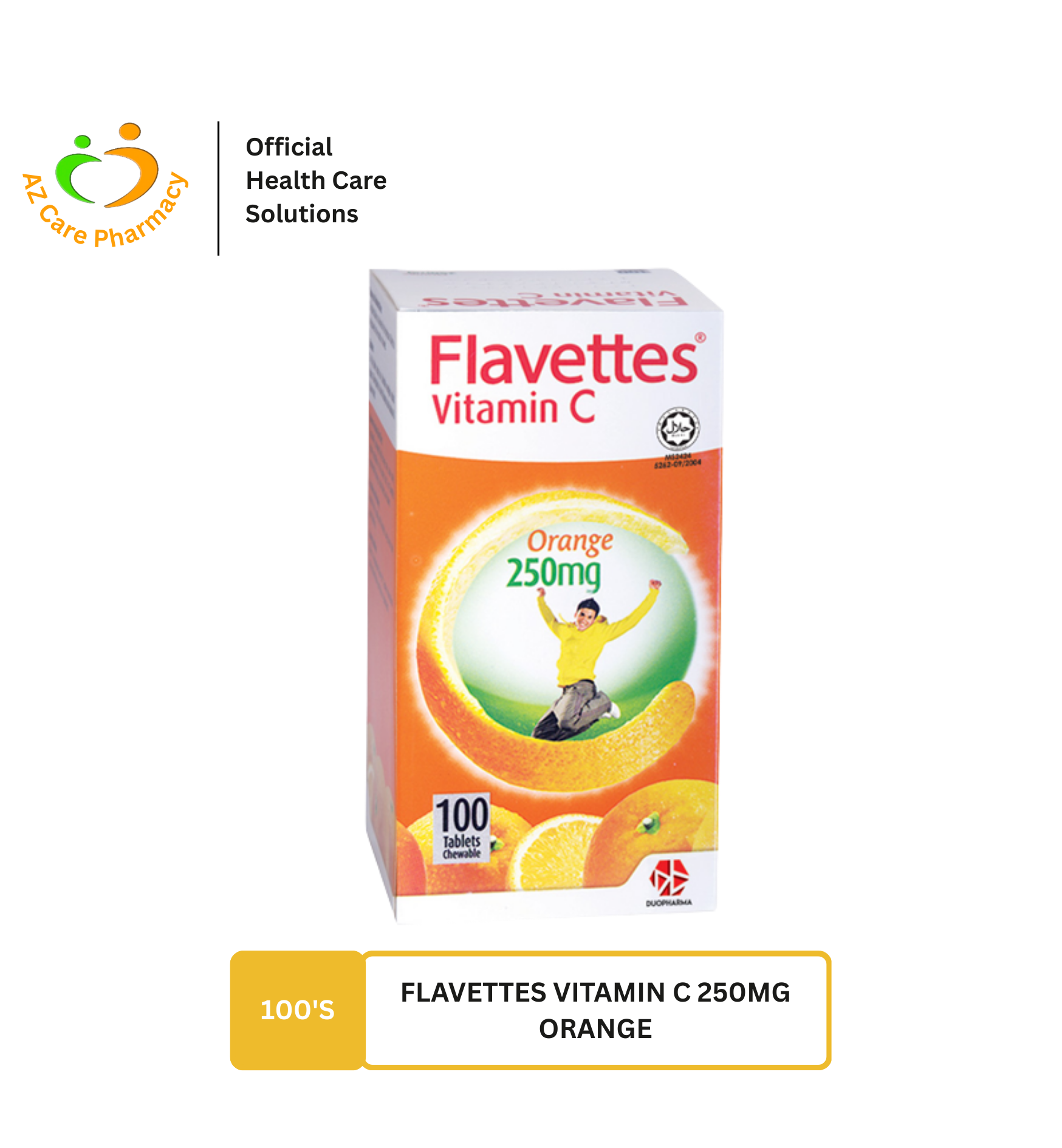 Flavettes Vitamin C 250mg Orange 100s - Image 2