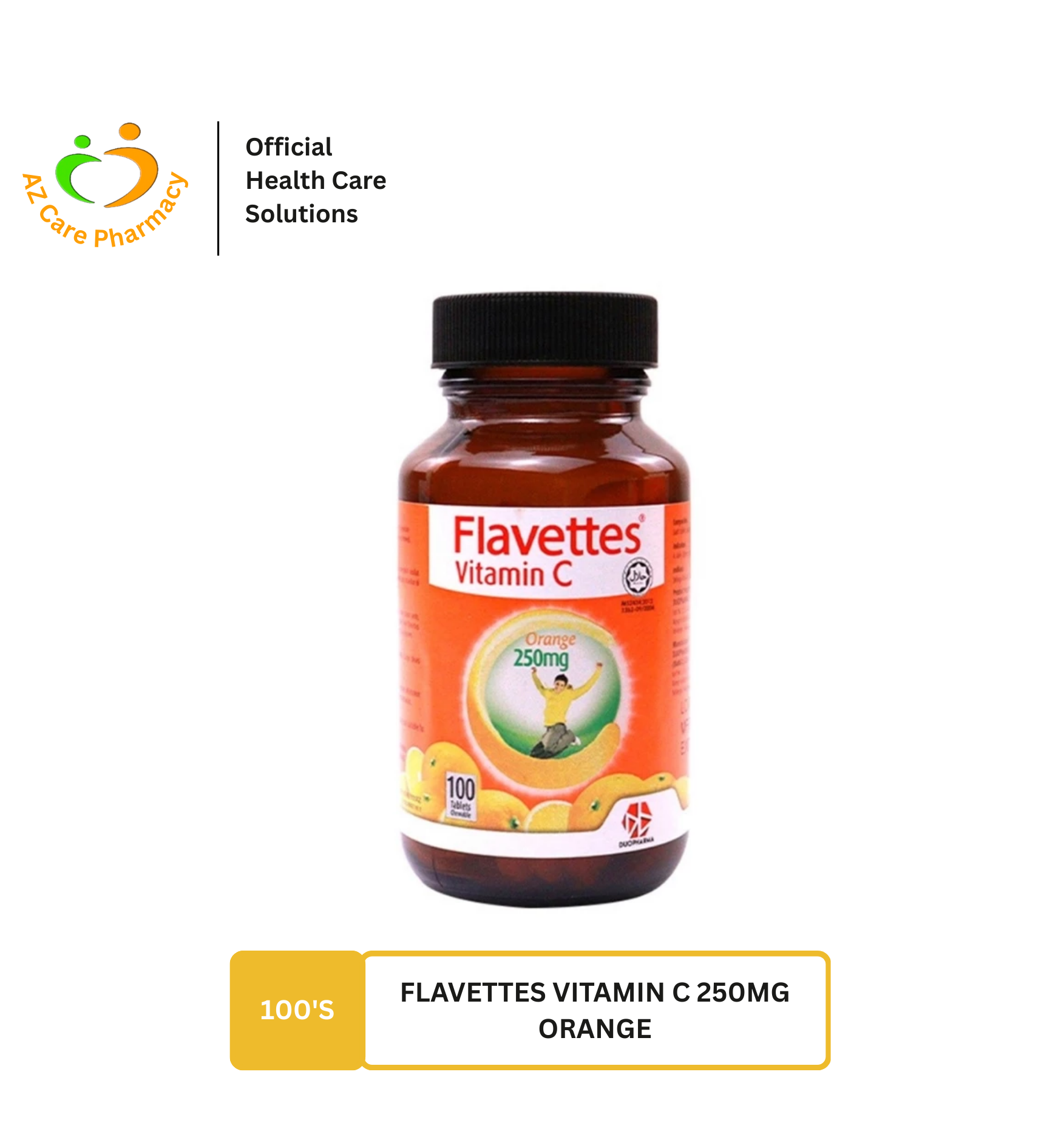 Flavettes Vitamin C 250mg Orange 100s - Image 3
