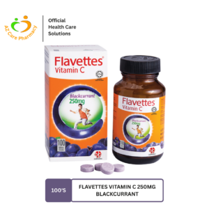 Flavettes Vitamin C 250mg Blackcurrant 100s