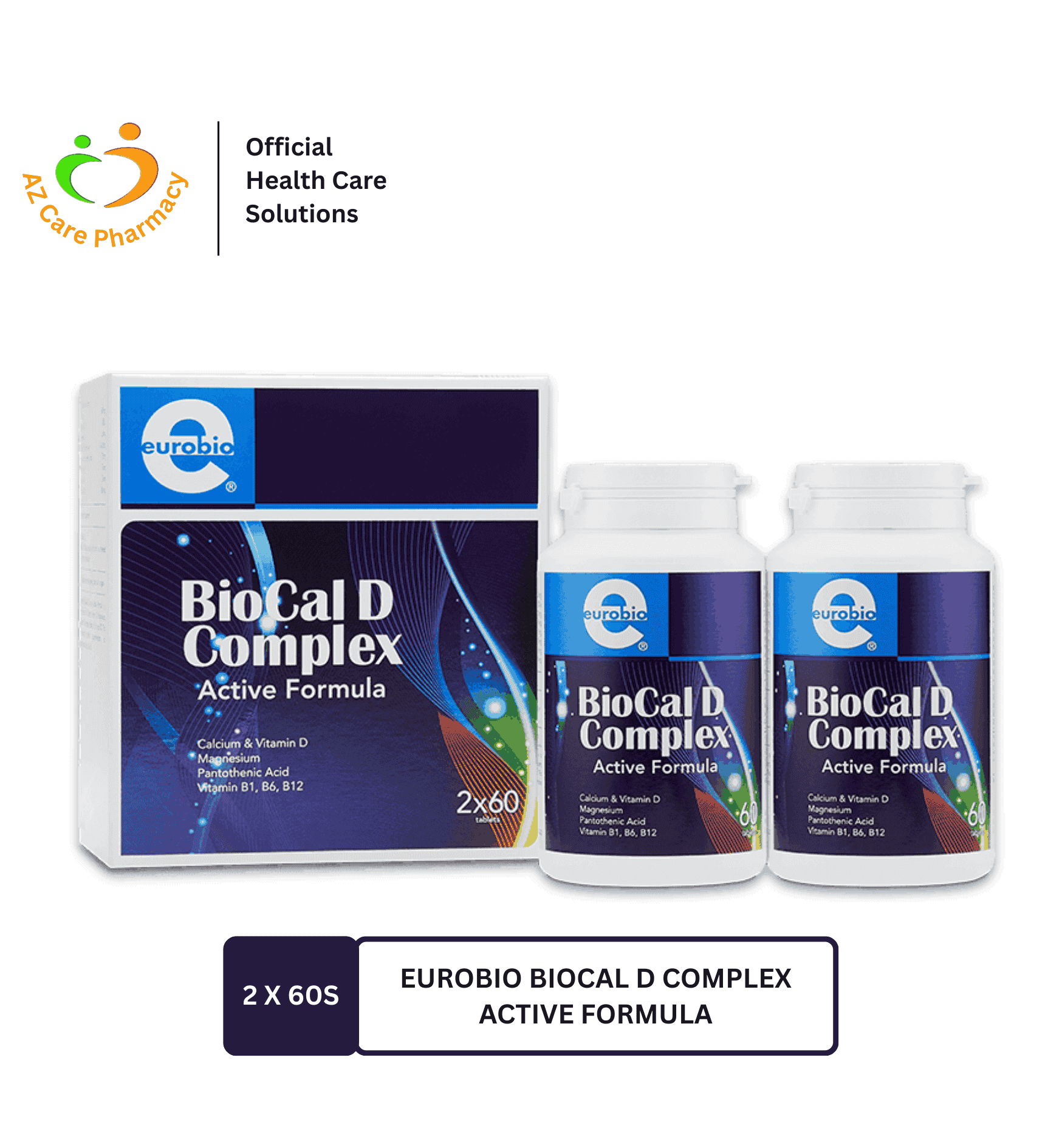 Eurobio BioCal D Complex Active Formula 2X60S