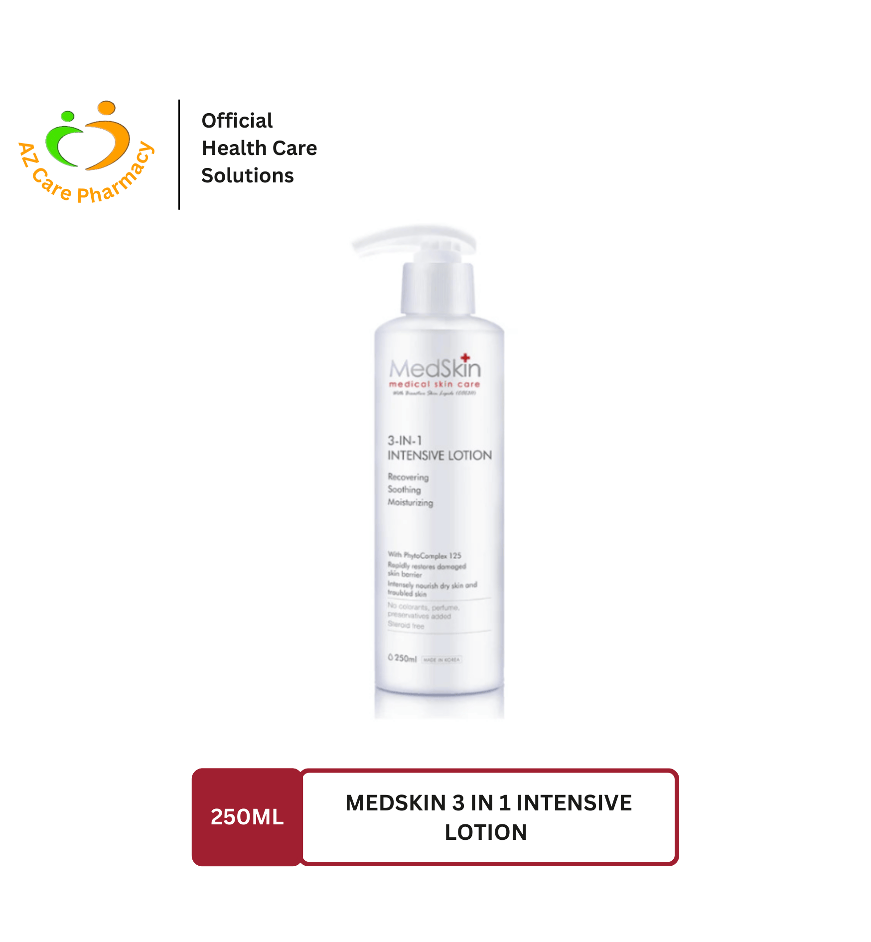 Medskin 3 In 1 Intensive Lotion 250ml