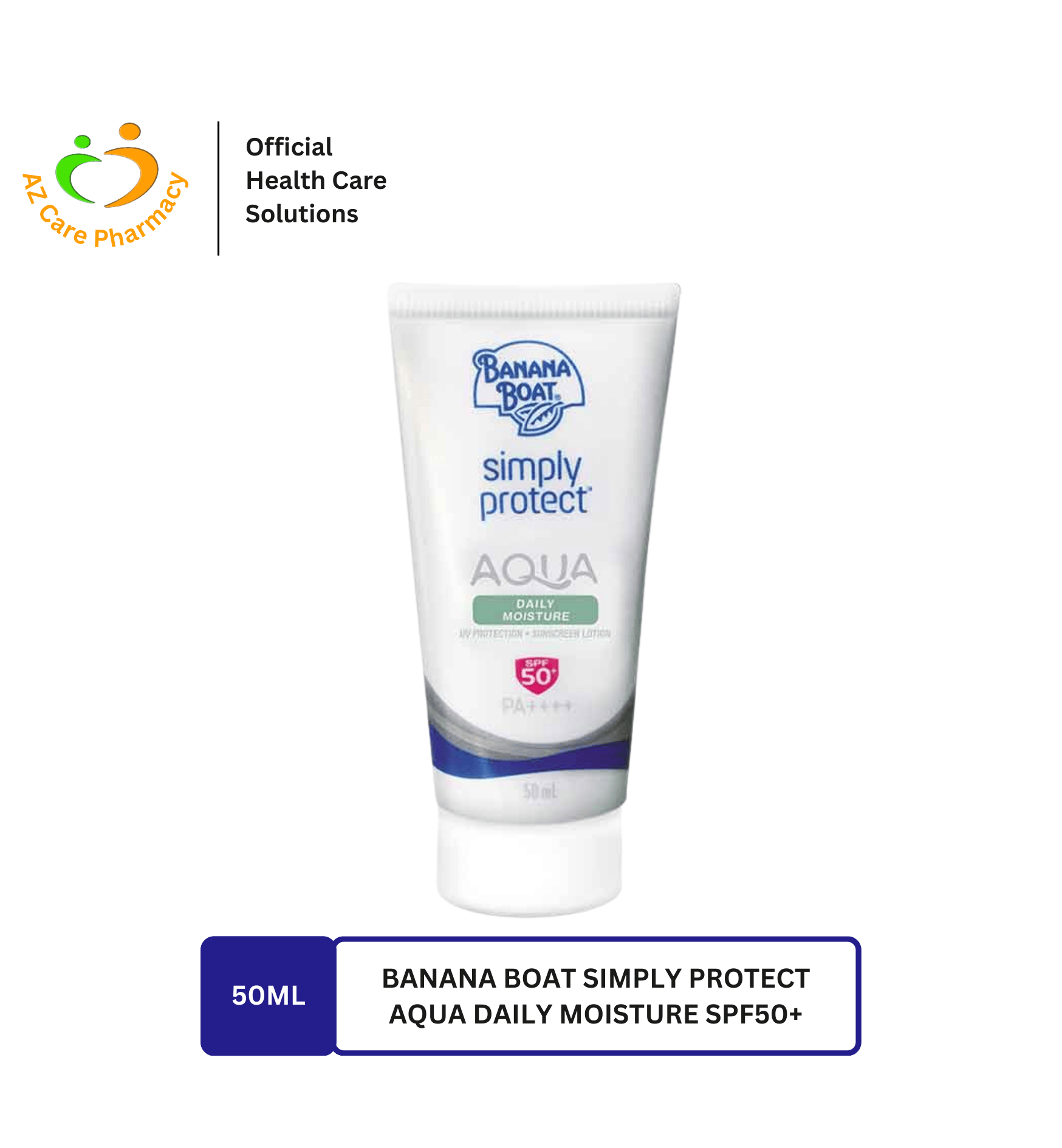 Banana Boat Simply Protect Aqua Daily Moisture SPF50+ 50ml