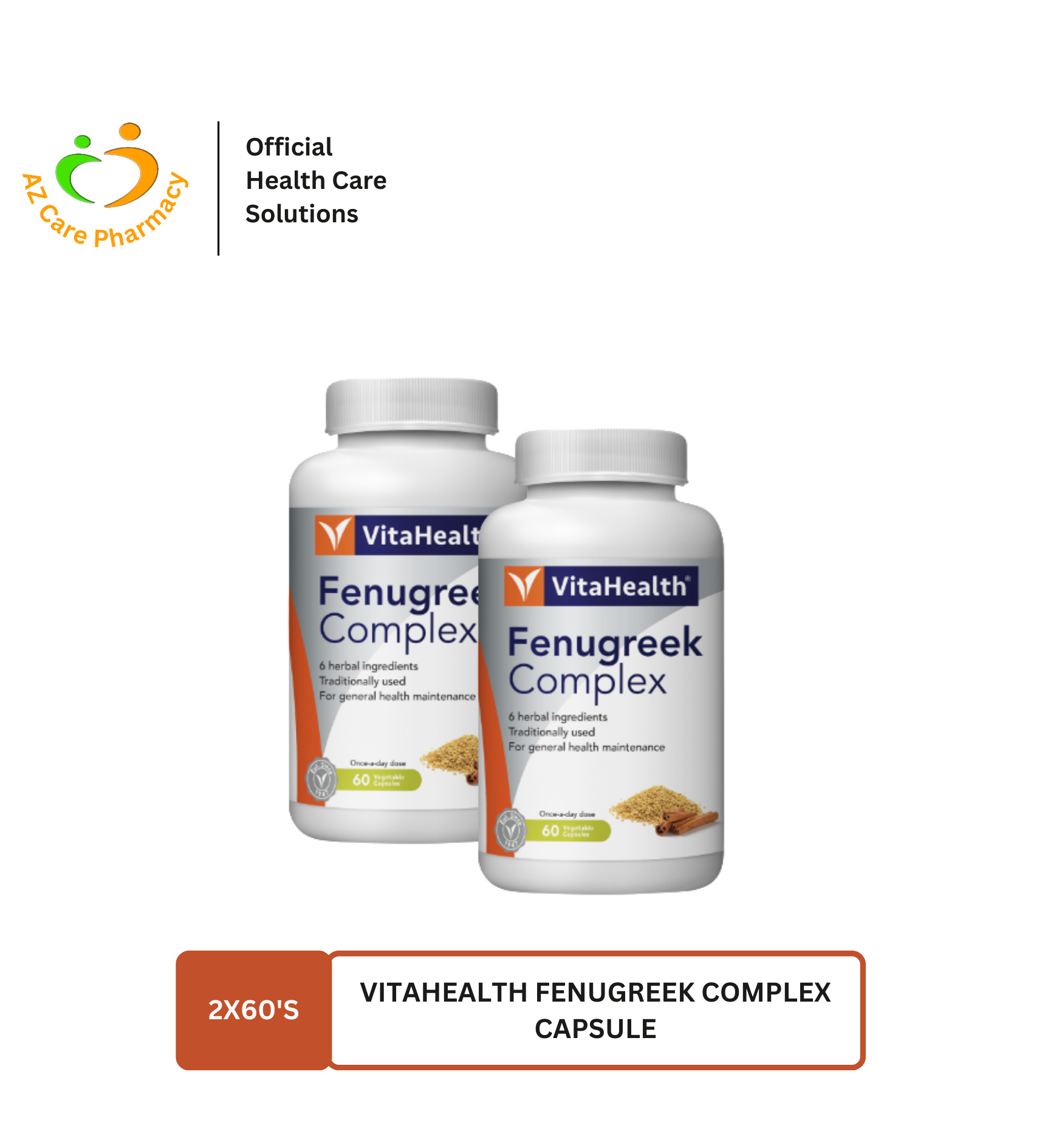 Vitahealth Fenugreek Complex Capsule 2X60s