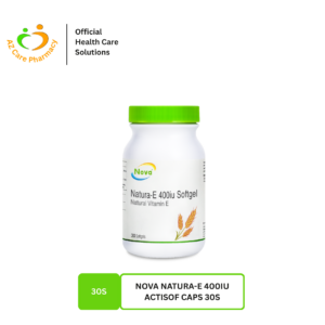Nova Natura-E 400iu Actisof Caps 30s