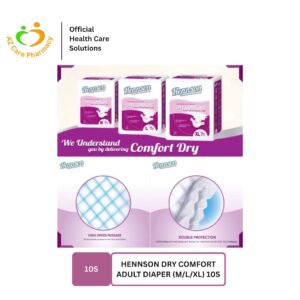 Hennson Dry Comfort Adult Diaper (L) 10s