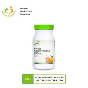 Nova Buffered Roselle Vit C Plus Sr Tabs 100s