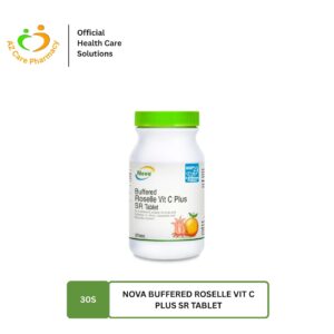 Nova Buffered Roselle Vit C Plus Sr Tabs 30s