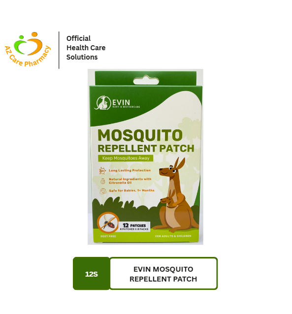Evin Mosquito Repellant Patch 12S