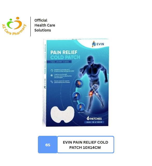 Evin Pain Relief Cold Patch 6s