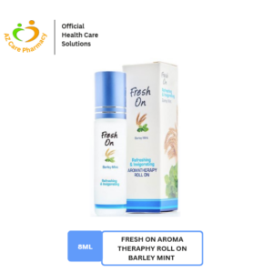 Fresh On Aromatherapy Roll On Barley Mint 8ml
