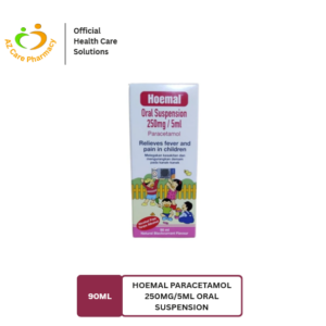 Hoemal Paracetamol 250mg/5ml oral Suspension 90ml