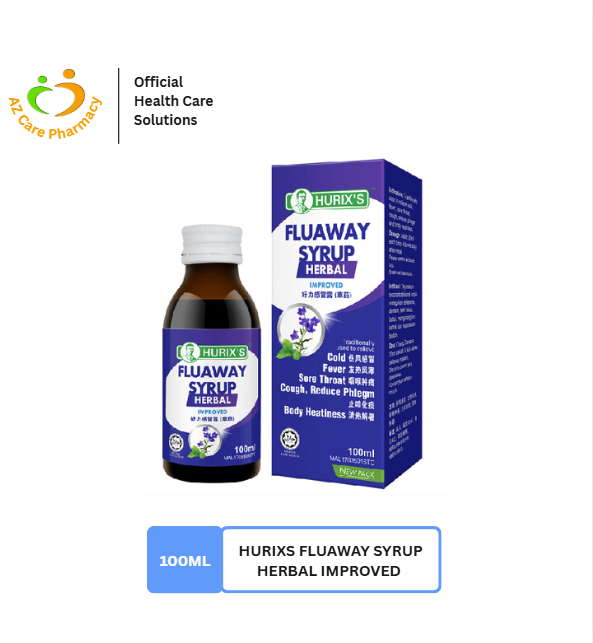 Hurixs Fluaway Syrup Herbal Improved 100ml