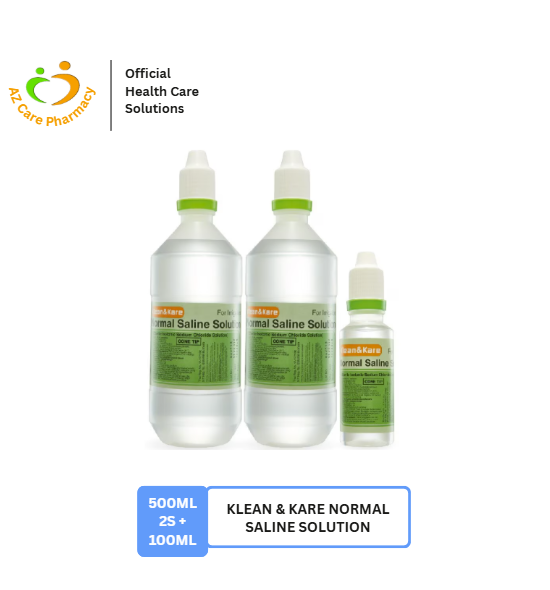 Klean & Kare Normal Saline Solution 500ml 2s +100ml