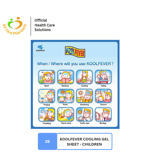 Kool Fever Cooling Gel Sheet - Children 2s - Image 2