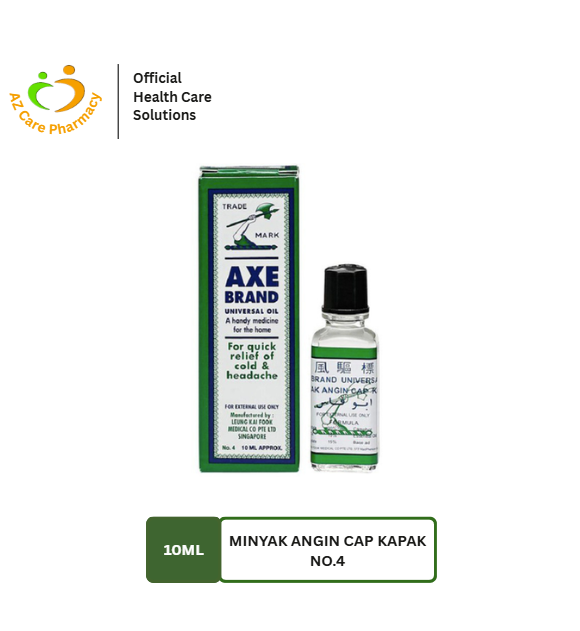 Minyak Angin Cap Kapak No.4 10ml