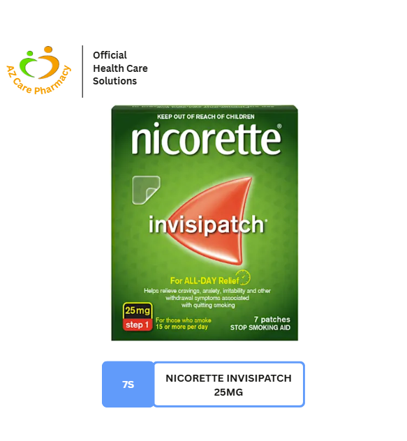 Nicorette invisipatch 25mg 7s