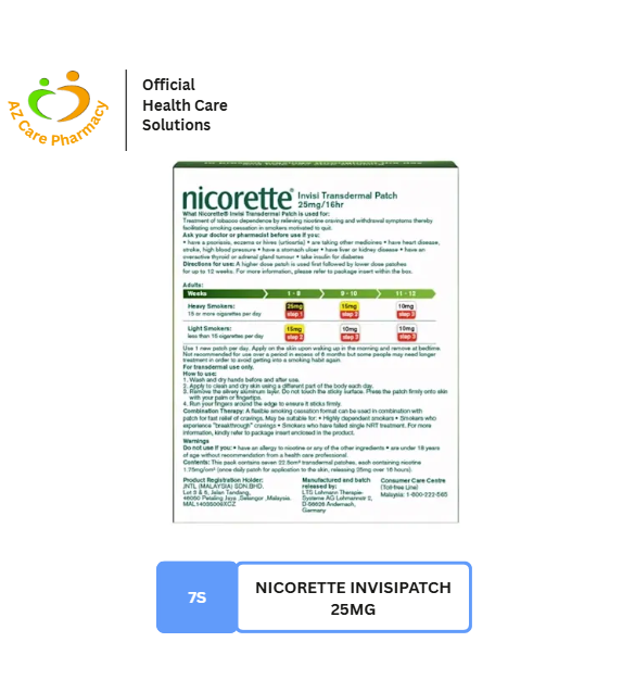 Nicorette invisipatch 25mg 7s - Image 2
