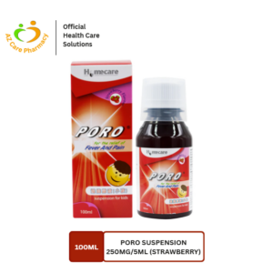Poro Suspension 250mg/5ml (Strawberry)