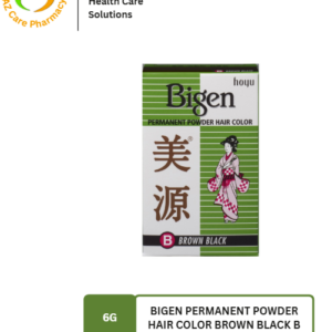 Bigen Permanent Powder Hair Color Brown Black B 6g