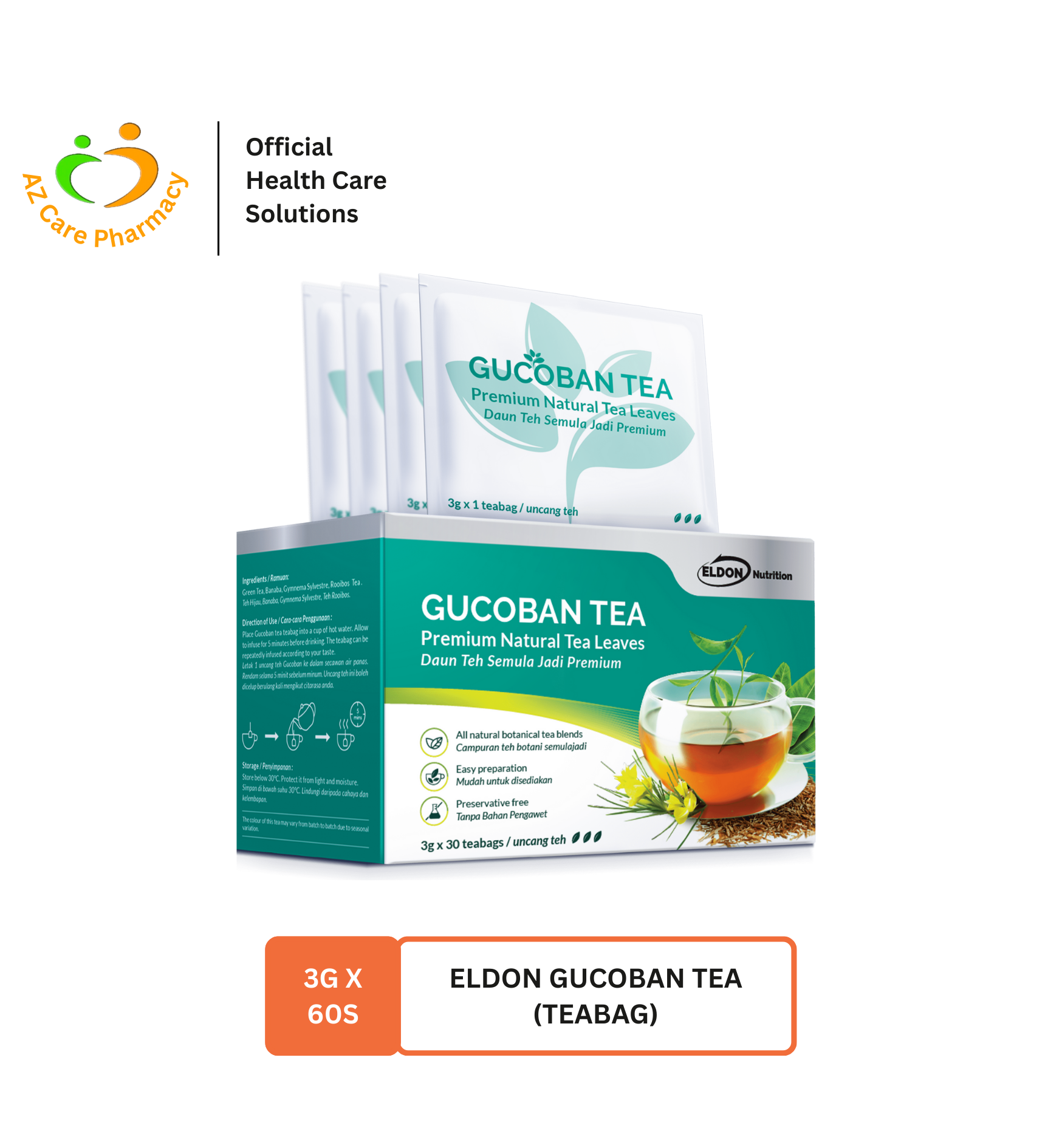 Eldon Gucoban Tea 3gX60S