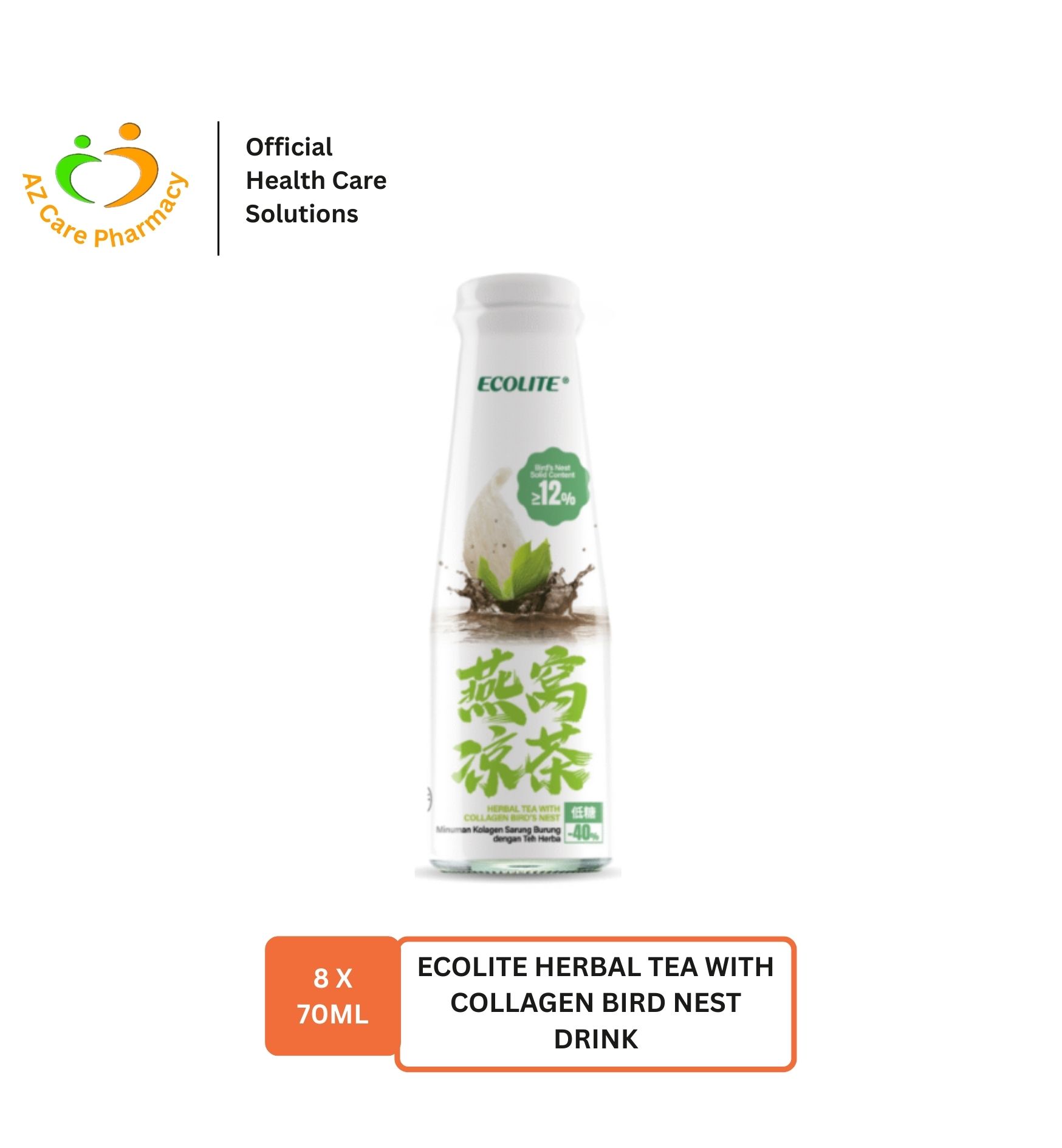 Ecolite Herbal Tea With Collagen Birds Nest Drink 250ml