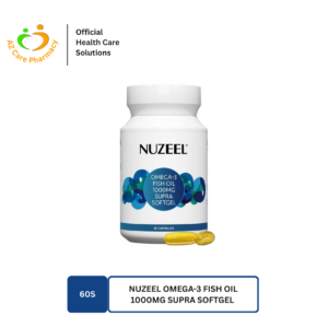 Nuzeel Omega-3 Fish Oil 1000mg Supra Softgel 60S