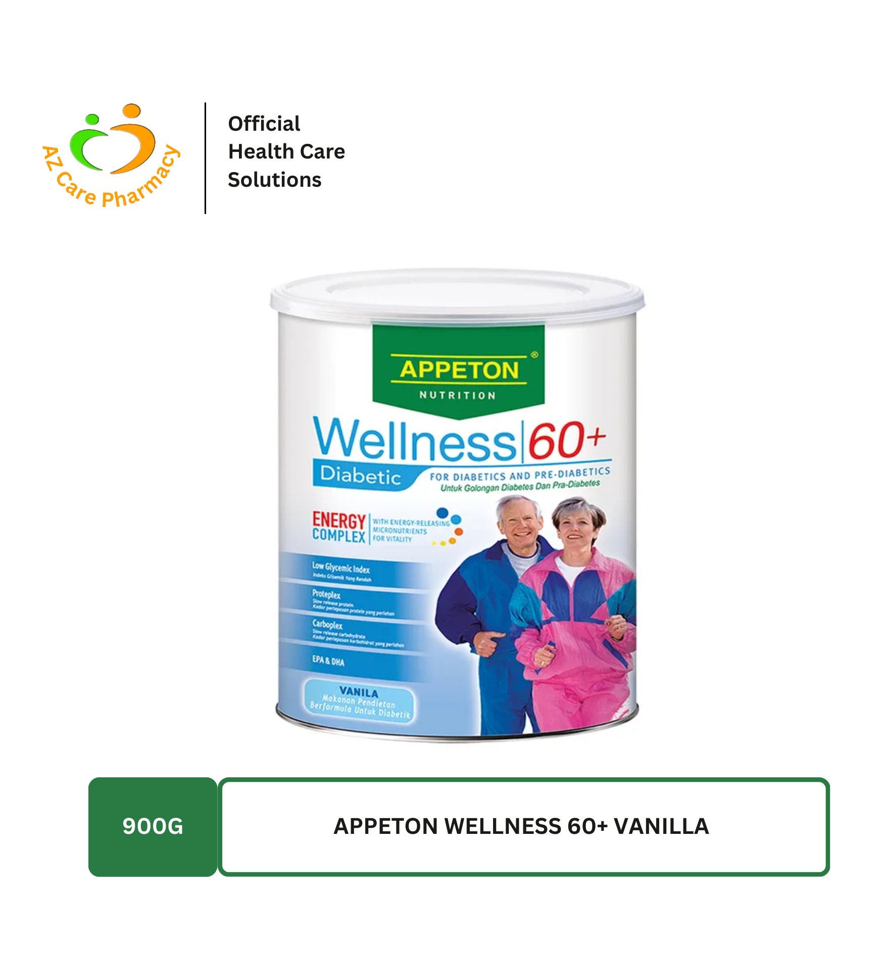 Appeton Wellness 60+ Vanilla 900g