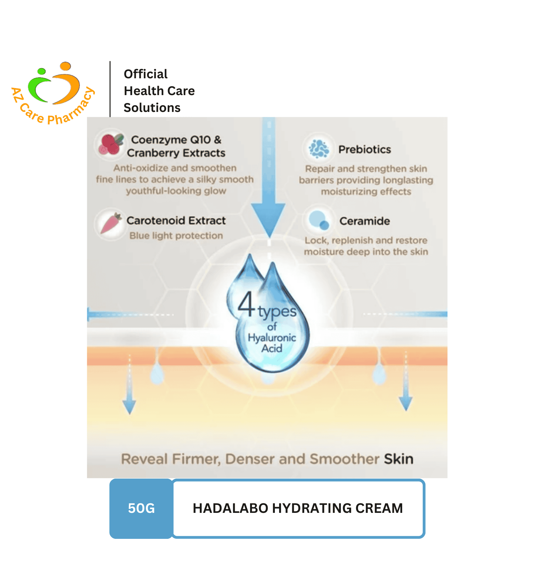 Hadalabo Hydrating Cream 50g - Image 4