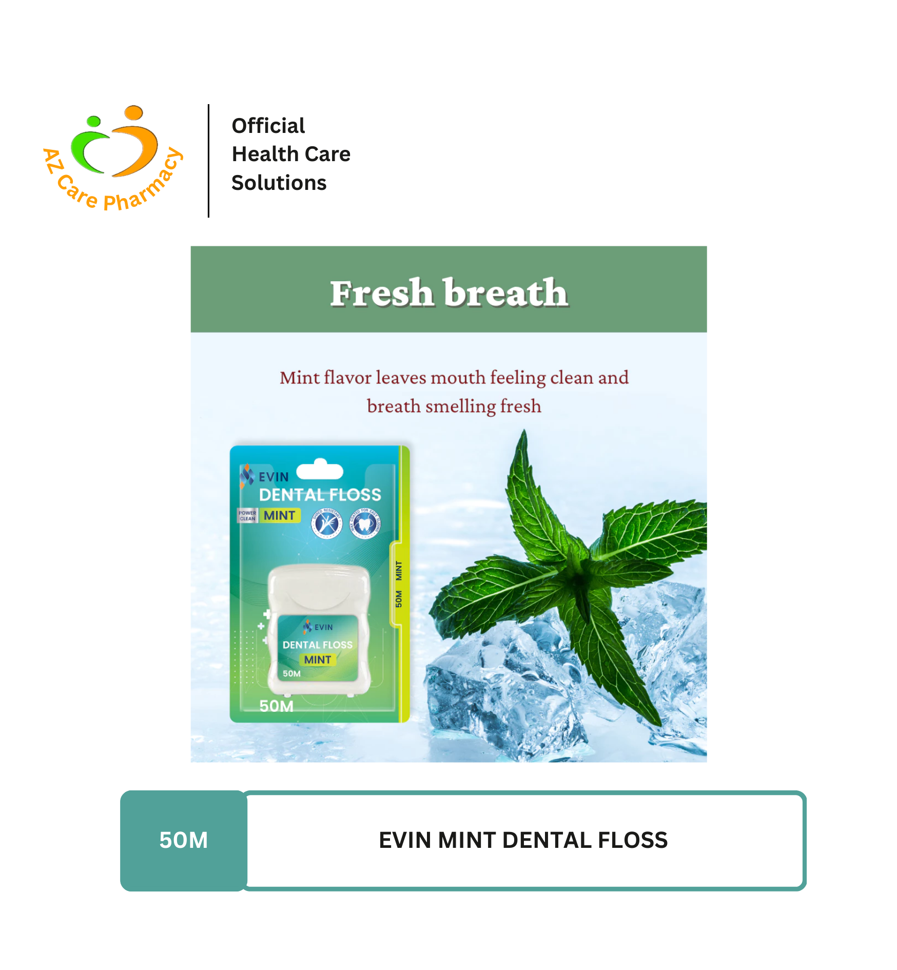 Evin Mint Dental Floss 50m - Image 4