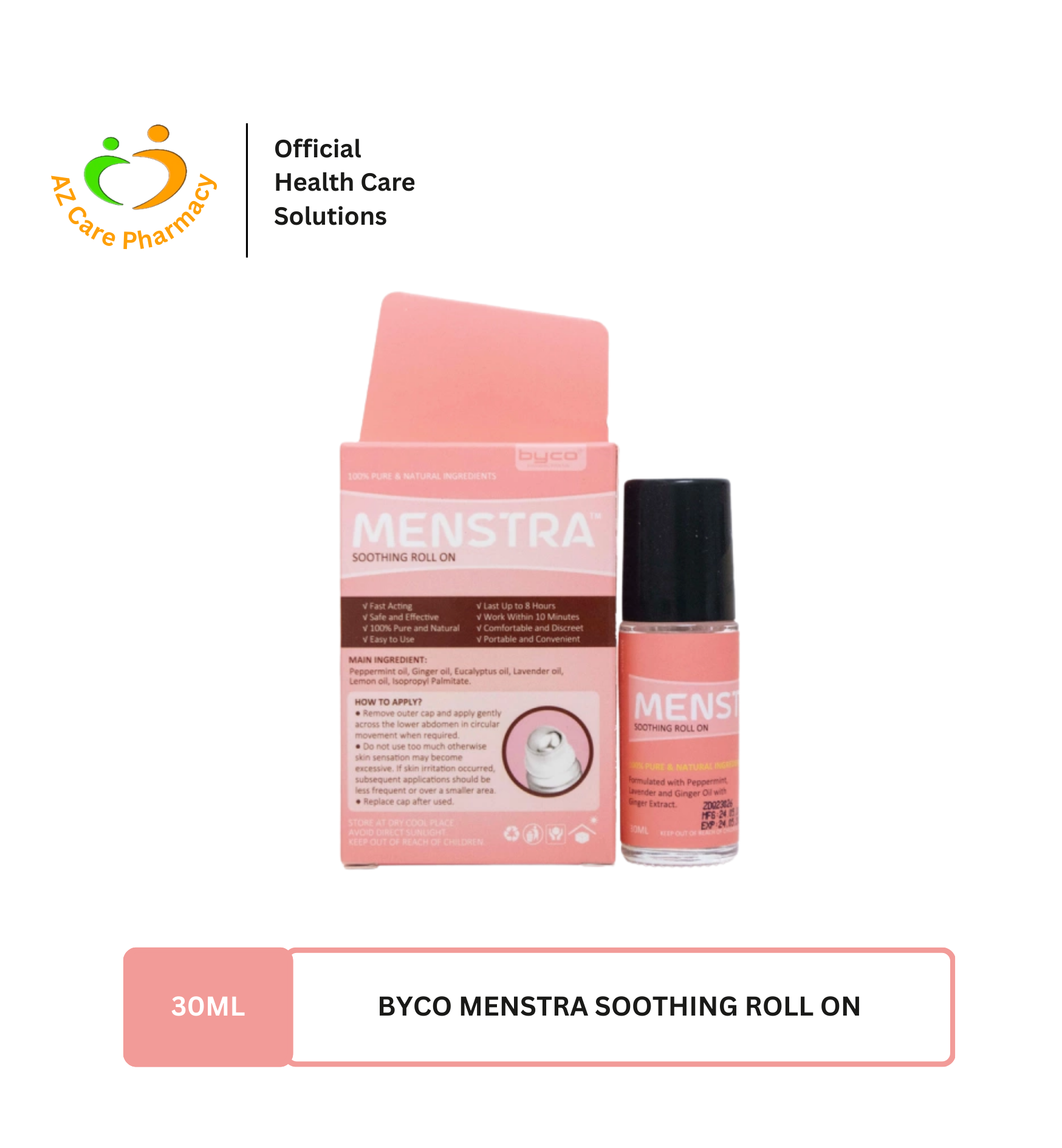 Byco Menstra Soothing Roll On 30ml