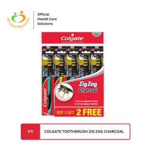 Colgate Toothbrush Zig Zag Charcoal 5s