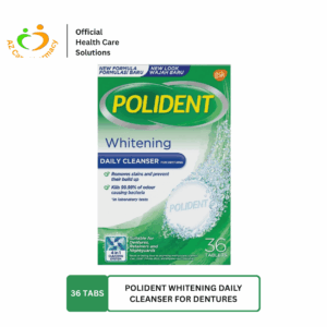 Polident Whitening Daily Cleanser For Dentures 36 tabs