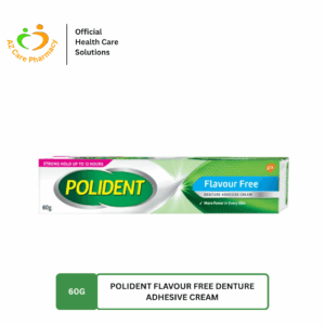 Polident Flavour Free Denture Adhesive Cream 60g