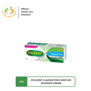 Polident Flavour Free Denture Adhesive Cream 20g