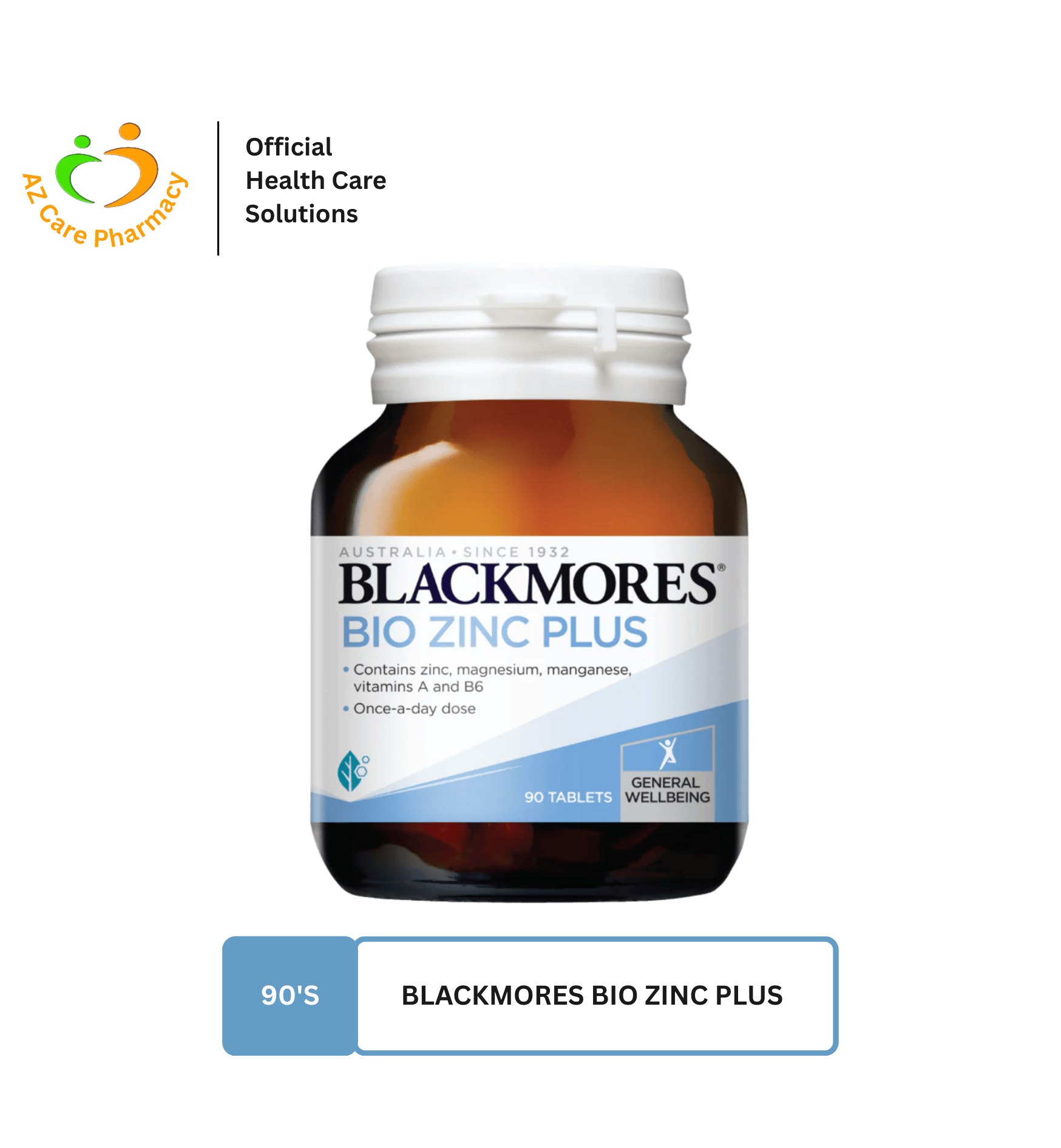 Blackmores Bio Zinc Plus 90s