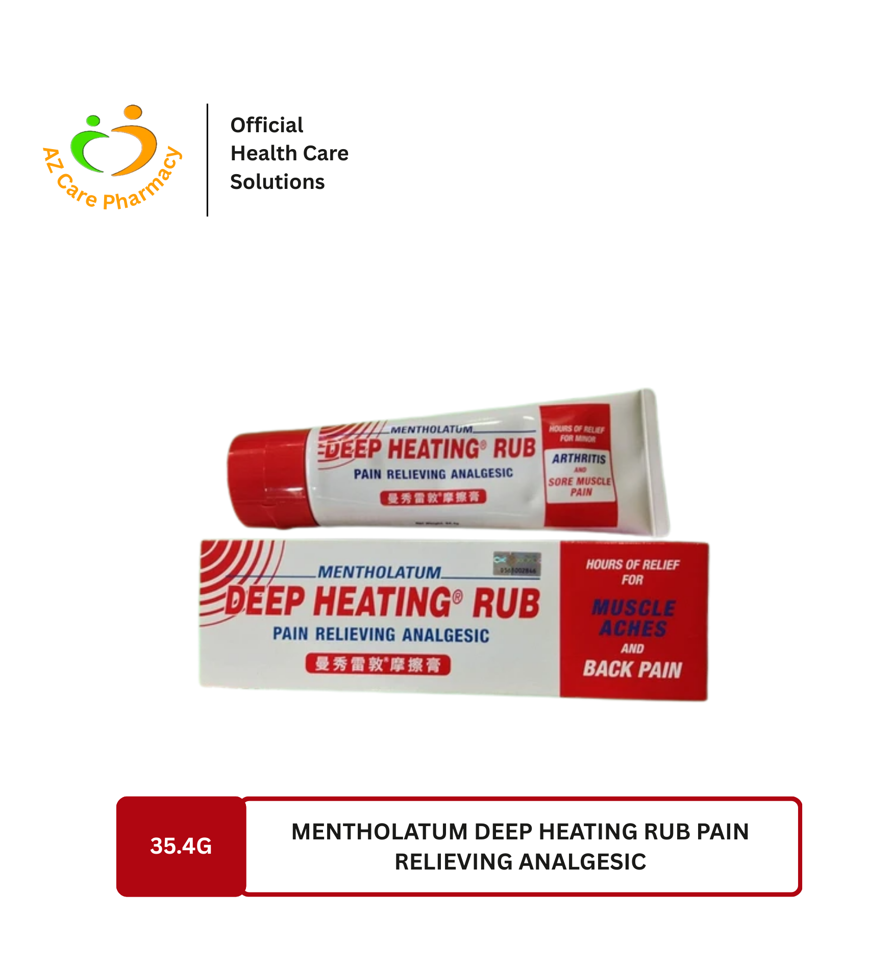 Mentholatum Deep Heating Rub Pain Relieving Analgesic 35.4g - Image 3