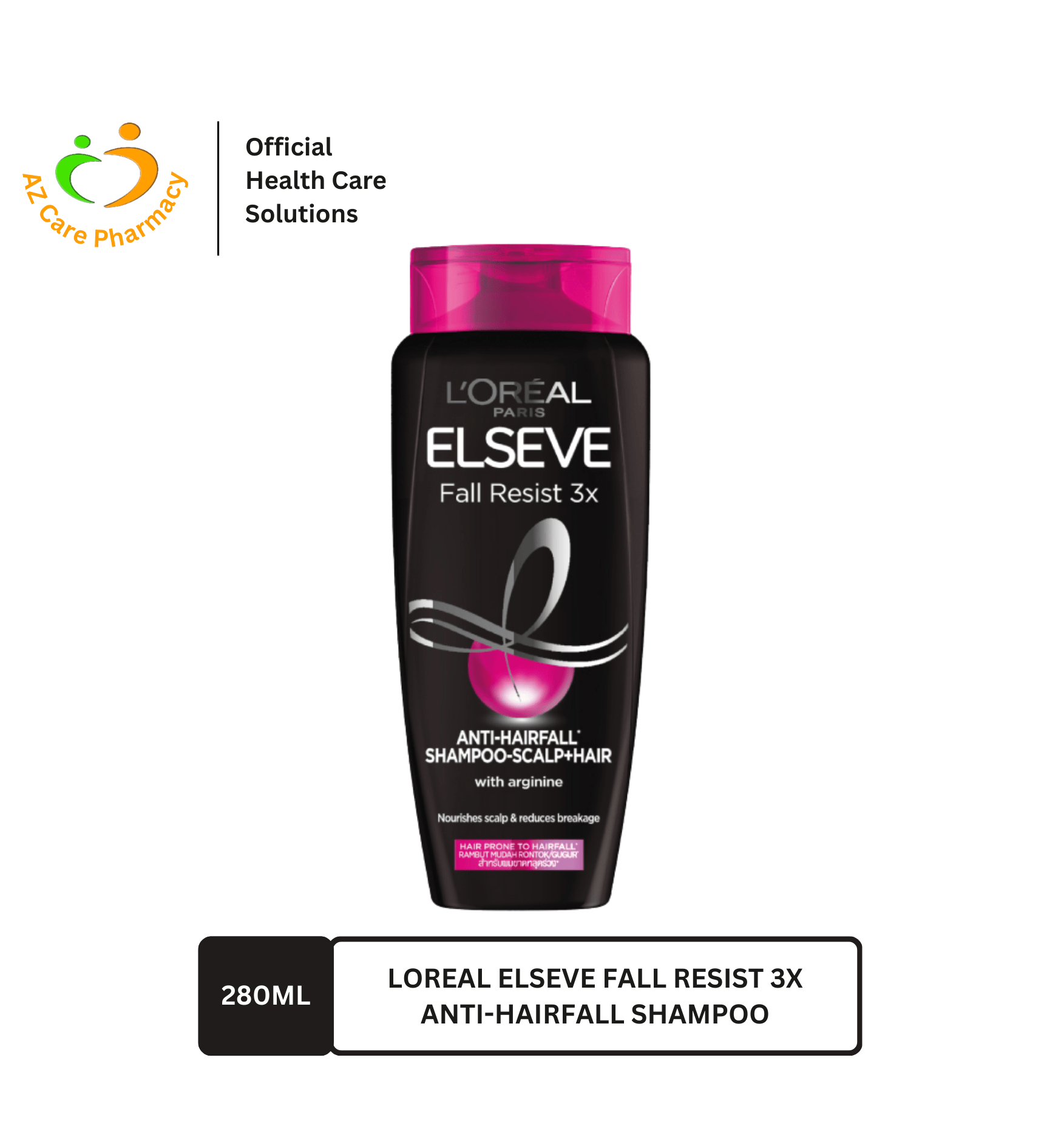 L’Oréal Elseve Fall Resist 3X Anti-Hair Fall Shampoo 280 ml