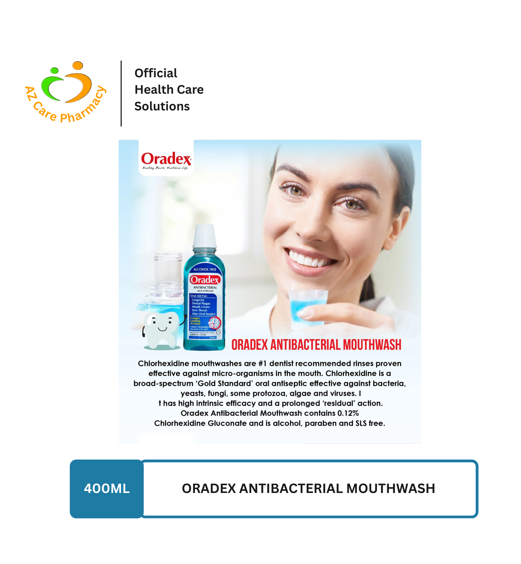 Oradex Antibacterial Mouthwash - Image 6