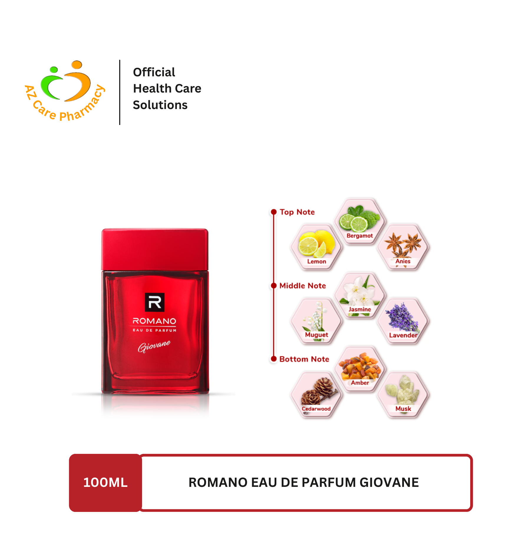 Romano Eau De Parfum Giovane 100ml - Image 3