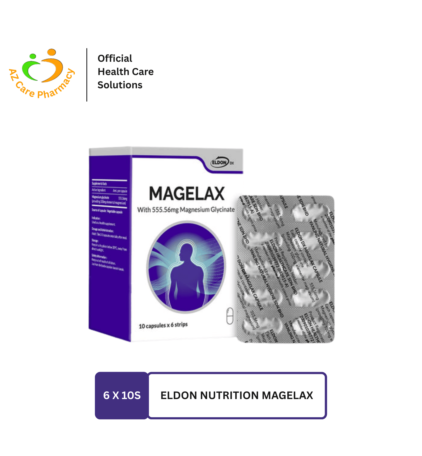 Eldon Nutrition Magelax 6x10caps
